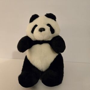 Walmart Panda Bear Plush Black & White Sitting Stuffed Animal 15"